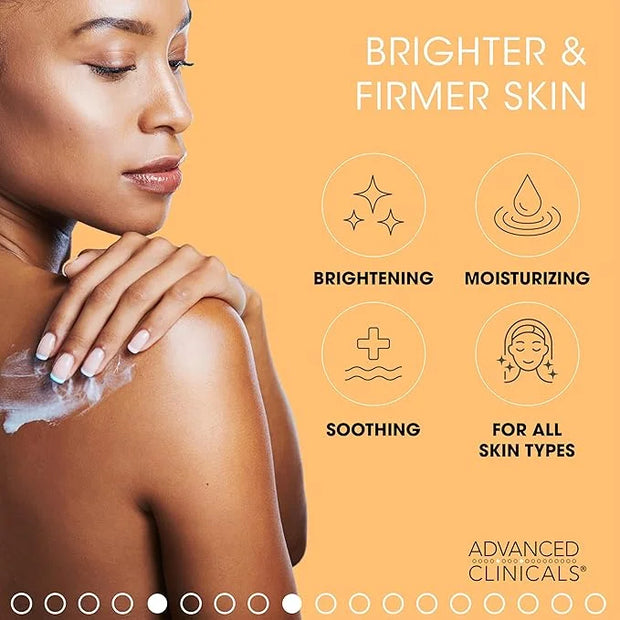 Advanced Clinicals Vitamin C Brightening Cream + Puffy Under Eye Brightening Serum Set - Product Image