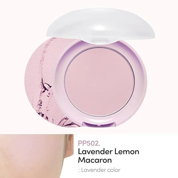 ETUDE Lovely Cookie Blusher - Lavender Lemon Macaron 4g | Glowing & Natural Powder Blush with Long-Lasting Sebum Control |...