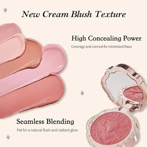 Flower Knows Violet Strawberry Rococo Glitter Lip Gloss G02+Little Angel Embossed Blush 02 - Product Image