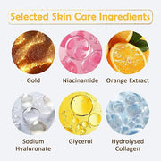 30 Pairs of Eye Masks and 10 Pairs of Lip Masks Skincare Gift Set,Moisturizing Lip Patches and Under Eye Patches for Women...