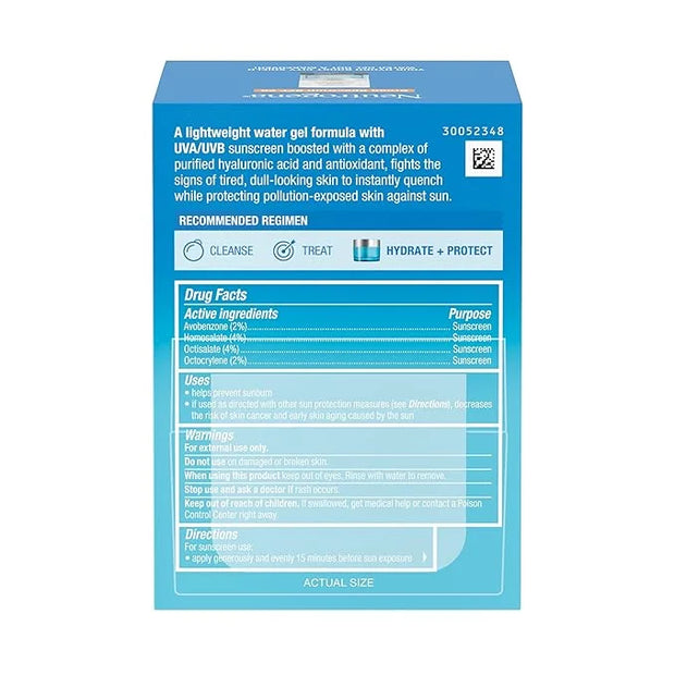 Neutrogena Hydro Boost Face Moisturizer with SPF 25, Hydrating Facial Sunscreen, Oil-Free and Non-Comedogenic Water Gel Fa...