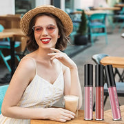 12 Color Cream Lip Gloss, 12 Colors Cream Texture Lipstick Waterproof, Long-Lasting Moisturizing Velvet Lip Gloss，Waterpro...