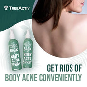 Salicylic Acid Back & Body Acne Spray, Back Acne Solution For Women And Men, Acne Body Spray with Tea Tree Oil, Fast-Dryin...