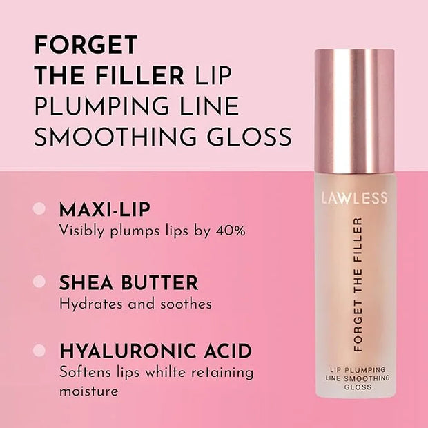 Women's Forget The Filler Lip Plumper Line Gloss, Annie, Pink, 0.11 Fl Oz (Pack of 1) - Product Image