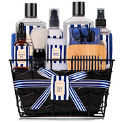 Valentines Day Gifts for Men, Bath and Body Gift Sets for Men with 10 Pcs Cedar & Bergamot Spa Gifts for Men, Bath Sets In...