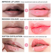 6 Pcs Roll-on Lip Gloss Set, Clear Lip Gloss Crystal Jelly Liquid Lipstick, Plumping Lip Oil Moisturizing Hydrating Non-St...