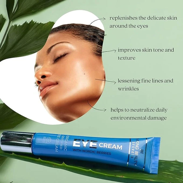Eye Cream - Hyaluronic Acid and Nordic Berry Infused Eye Cream - Under Eye Cream for Reducing Dark Circles and Fine Lines ...
