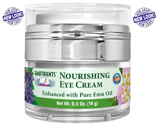 Montana Emu Ranch - Nourishing Eye Cream 0.5 Ounce - Enhanced with Pure Emu Oil - Product Image