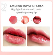 Liquid Lip Oil Gloss, 3 Pack Moisturizing Hydrating Nourishing Long Lasting Tinted Lip Gloss Plumper Gift Box for Teens Wo...