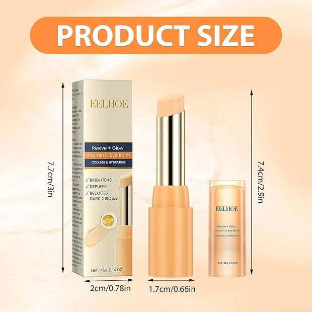 2PCS Revive Glow Vitamin C Eye Balm, Reducing Dark Circle,Hydrating Eye Cream,Improve Dark Circles,Reduces Puffiness (3pcs...
