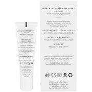 Nourish Organic Eye Treatment, Bilberry & Arctic Berries – Age Defense Under Eye Cream with Vitamin C + Washable Cotton Ro...