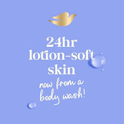 Dove Body Wash with Pump 3 Count Anti-Stress Blue Chamomile & Oat Milk, for 24hr Lotion-Soft Skin Moisturizing Skin Cleans...
