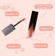 READY TO SHINE Fabulous Hydrating Lip Glow Oil/Lip Gloss-Clean Beauty #103 Nude Red, Nourishing Lightweight Natural Look, ...
