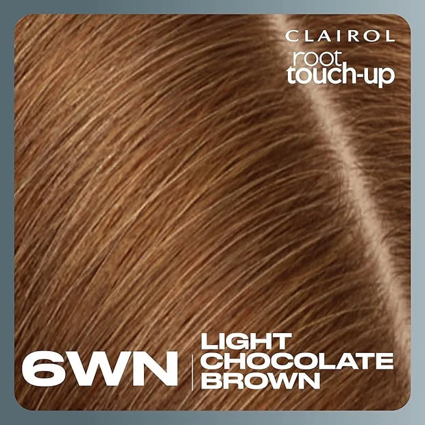 Clairol Root Touch-Up by Nice'n Easy Permanent Hair Dye, 6WN Light Chocolate Brown Hair Color, Pack of 1 - Product Image
