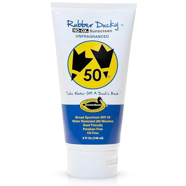 Rubber Ducky | Vitamin E Sunscreen with SPF 50, Water-Resistant Sunscreen for Face and Body | Broad Spectrum Lotion, Oil-F...
