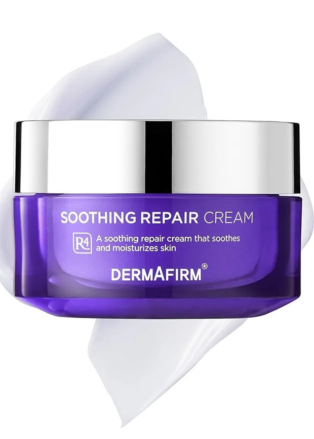 Dermafirm Soothing Repair Hydrating Face Cream R4 | Daily Face Moisturizer Facial Lotion with Eucalyptus, Peptide and Coll...