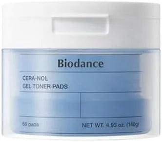 Biodance Cera-nol Gel Toner Pads | Hydrating, Soothing Korean Toner Pads for Sensitive Skin | 4.93 fl.oz.(140g), 60Pads - ...