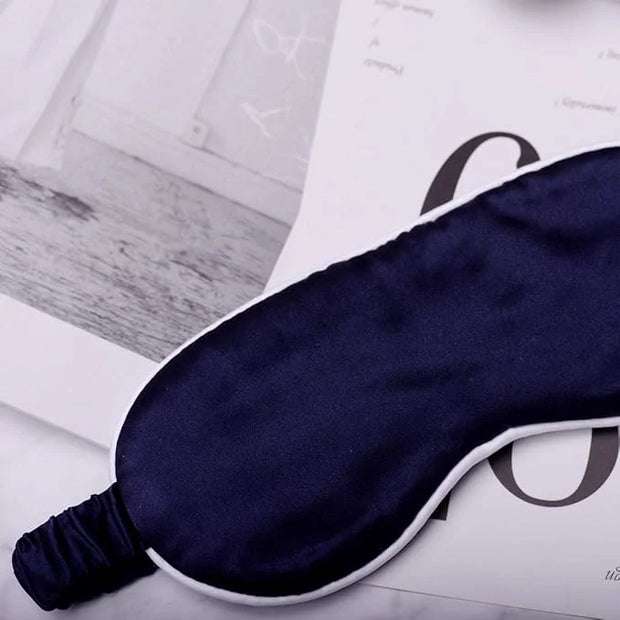 Silk Sleep Mask Light Blocking Luxury 100% Mulberry 19mm Silk Eye Mask Eye Cover Blindfold Ultra Soft Light & Comfy Anti A...