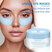 Under Eye Masks 60PCS – Retinol & Collagen Eye Patches for Dark Circles and Puffiness, Hydrating Cooling Under Eye Pads fo...