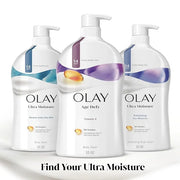 Olay Body Wash for Women, Age Defying with Vitamin E, 24hr Moisturizing, Hydrating & Refreshing, B3 Vitamin Complex, Free ...
