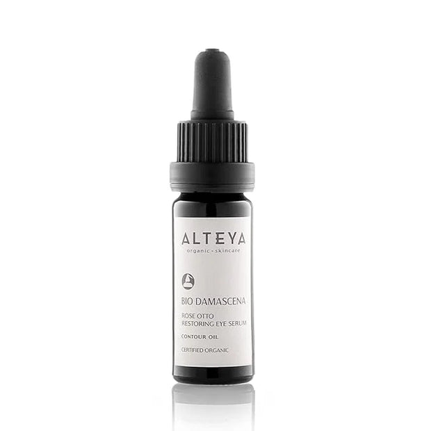Alteya Organics Eye Serum USDA Certified Organic Skin Care 0.34 Fl Oz/10 mL Bio Damascena Award-Winning Eye Treatment With...