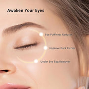 Caffeine Eye Cream for Dark Circles, Puffiness & Puffy Bags - Under Eye Serum with Caffeine, Niacinamide, Hyaluronic Acid,...
