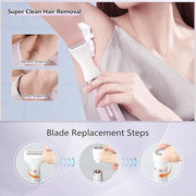 Electric Razors Shavers for Women, Bikini Trimmer 5 in 1 Lady Electric Shaver Razor Wet/Dry Face Razors for Face Nose Eyeb...
