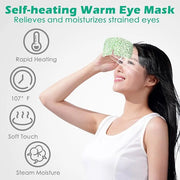 50 Packs Steam Eye Mask for Dry Eyes Spa Warm Sleep Mask Self Heating Disposable Eye Masks for Home Office Travel Eyestrai...