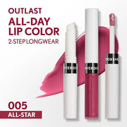 COVERGIRL Outlast All-Day, 005 All-Star, Lip Color, 24-Hour Wear, Hydrating Balm, Kiss-Proof, Moisturizing, Vegan Formula,...