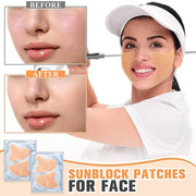 10 Pair Sun Protection Patch For Face UV Protection Patch Golf Patches UV Patch for Sunscreen Multifunctional Face Patches...