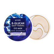 B-Glucan Deep Firming Eye Mask 60 Pieces (30pairs) - Mushroom Eye Patch, Soft Bamboo Sheet Mask, Skin Firming & Revitalizi...