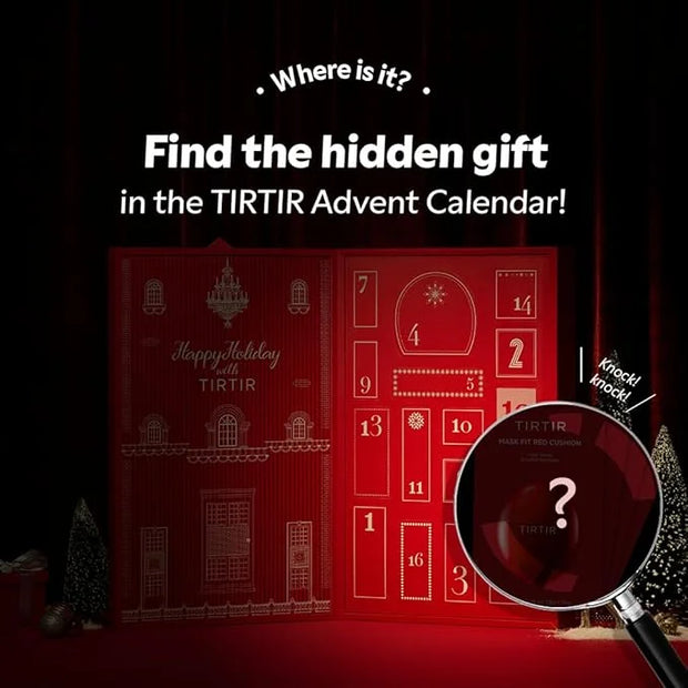 TIRTIR Advent Calendar 2024 | 16 Days of Holiday Gift Set for Women, Skincare and Makeup Set, Stocking Stuffers, Skincare ...