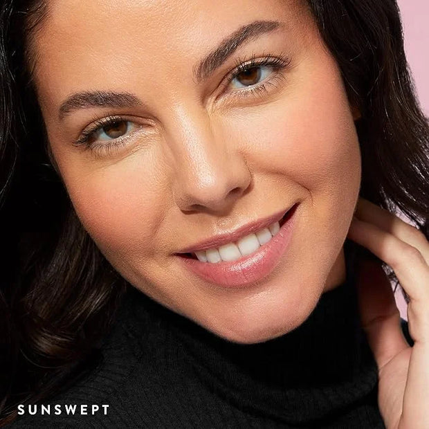 LAURA GELLER NEW YORK Baked Blush-n-Brighten Marbleized Blush - Sunswept - Creamy Lightweight - Satin Finish - Product Image