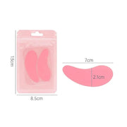 3 Pairs Silicone Reusable Eye Patches Eye Wrinkle Patches Under Eye Patches Mask for Plump Fine Lines & Wrinkles (Pink+Whi...