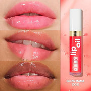 REVLON Super Lustrous Glimmer Lip Oil, Moisturizing & Tinted, Shiny Finish, Made with Plant-Based Squalane, 003 Glow Mama,...