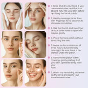(BUNDLE) Facial and Forehead Wrinkle Patches: Face Wrinkle Treatment for Forehead, Smile Line, Under Eye- Anti Wrinkle Pat...