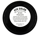 Peacock Neon Jewel Tone Blue Turquoise Teal Shimmer Pressed Powder Single Vegan Eyeshadow; Talc, Paraben & Cruelty Free - ...
