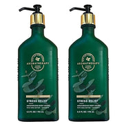 Bath and Body Works Stress Relief Eucalyptus Spearmint Gift Set of 2-6.5 Ounce Moisturizing Body Lotion with Shea Butter a...