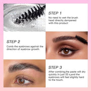 USHAS Eyebrow Gel for Eyebrow Styling Waterproof And Sweat-Proof Clear brow Gel, Long-Lasting Eyebrow Wax Kit for Eyebrow ...
