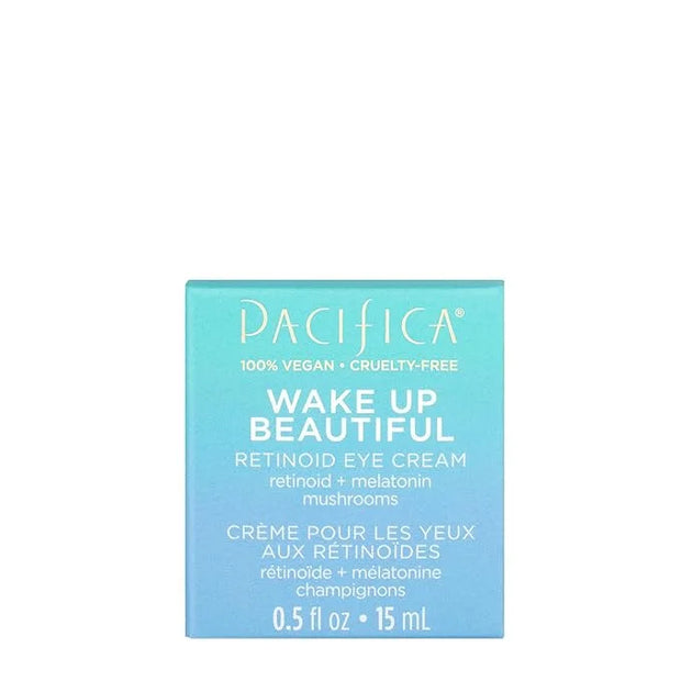 Pacifica Beauty Wake Up Beautiful Retinoid Eye Cream & Overnight Retinoid Cream Set, Skincare, Moisturizer, Face Cream, Fo...