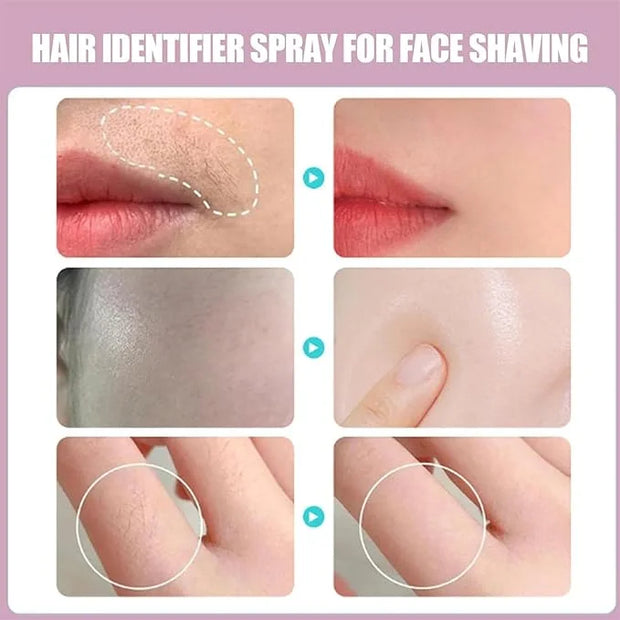 2PCS Hair Identifier Spray for Face Shaving，face hair identifier spray，Moisturizing And Skin Care Set Spray，suitable for a...