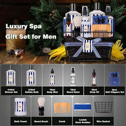 Valentines Day Gifts for Men, Bath and Body Gift Sets for Men with 10 Pcs Cedar & Bergamot Spa Gifts for Men, Bath Sets In...