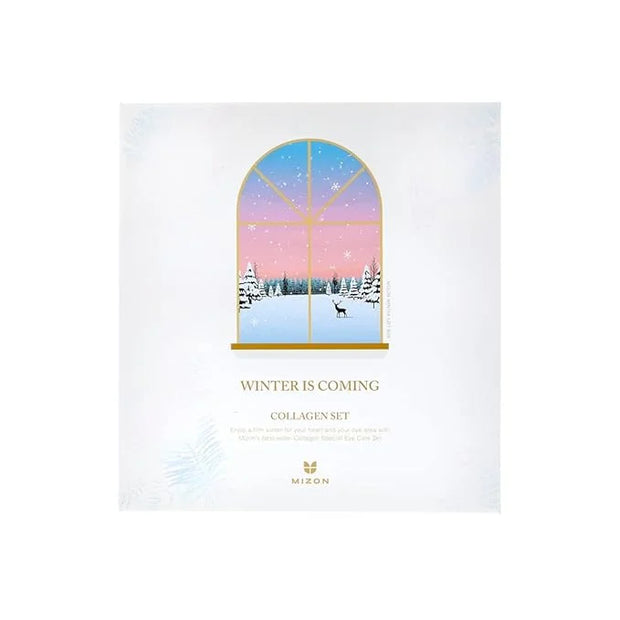 MIZON Eye Skincare Set - Special Winter is Coming Set, eye cream and undereye patches, wrinkle care, skin elasticity, mois...