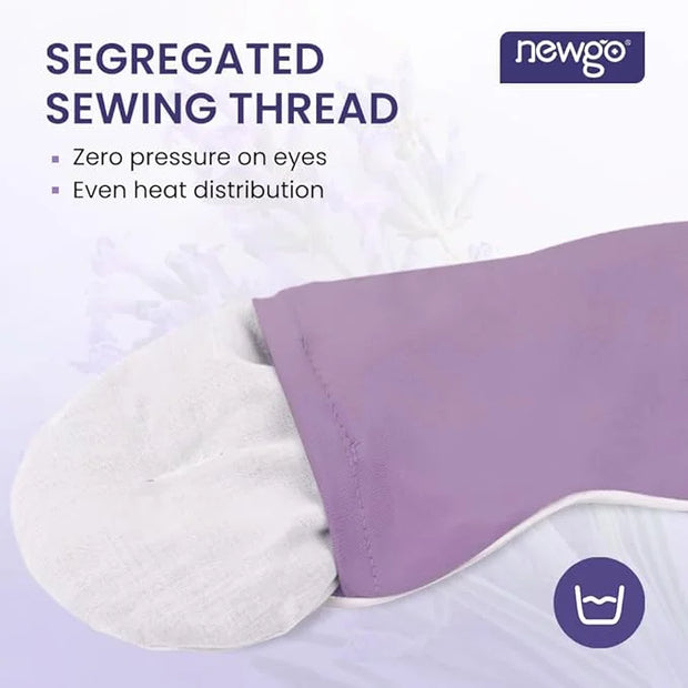 NEWGO Bundle of Cooling Eye Mask and Microwave Heated Eye Mask - Product Image