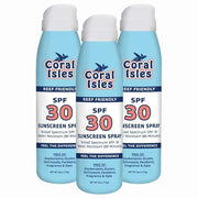 Sunscreen Spray SPF 30 - Broad Spectrum UVA/UVB Protection - Hawaii 104 Reef Act Compliant (Oxybenzone & Octinoxate Free) ...