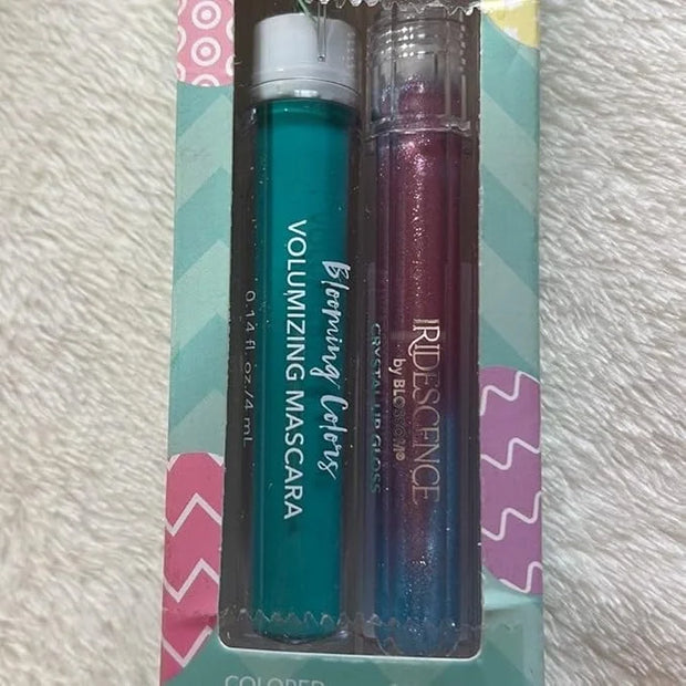 Blossom Liquid Volumizing Water Resistant Color Mascara, Iridescence Watermelon Flavored Glitter Shimmer Sparkle Crystal L...