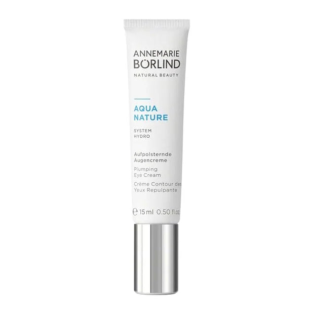 ANNEMARIE BÖRLIND - AQUANATURE Plumping Eye Cream - Botanical Extracts for Wrinkles and Hydration - Moisturizing, Regenera...