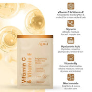 Under Eye Patches with Vitamin C & E - Dermatologist Tested Korean Eye Gel Patches for Puffy Eyes and Dark Circles - Hydra...