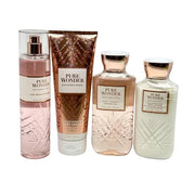 Bath & Body Works PURE WONDER Deluxe Gift Set - Fragrance Mist - Body Cream - Body Lotion - Shower Gel - Full Size - Produ...