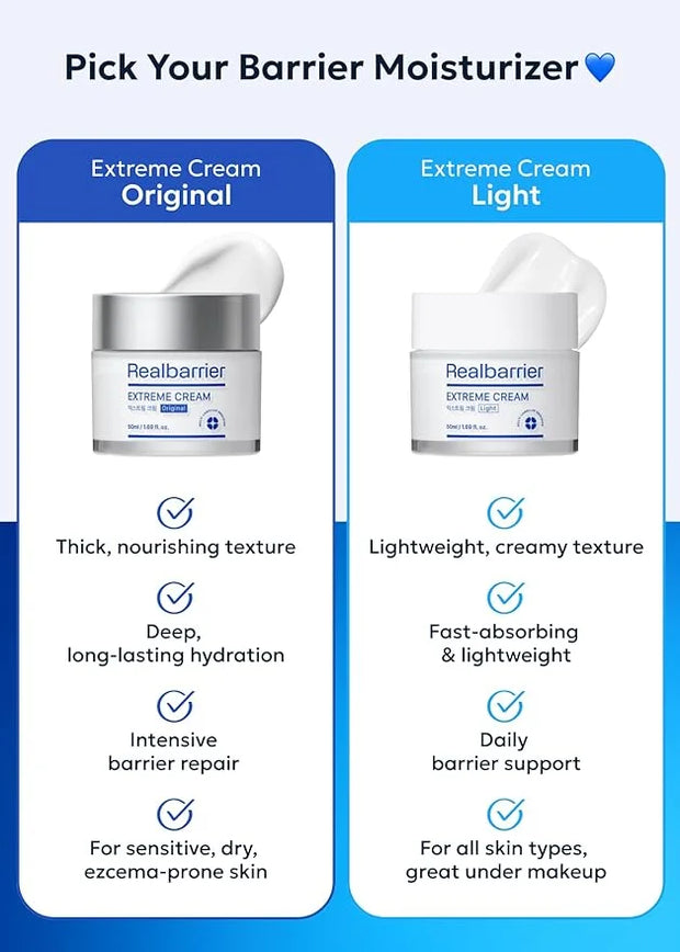 Real Barrier | Extreme Cream | Korean Moisturizer Face Cream, Korean Skin Care | Rich Face Lotion for Sensitive Skin | Hyd...